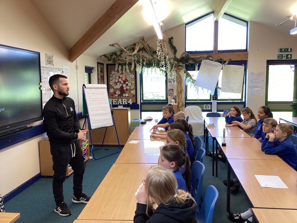 Music lesson: Pupils observing teacher