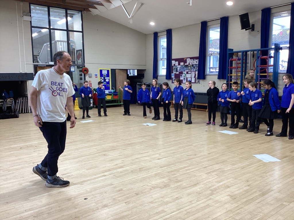 Music Class: Teacher and Pupils